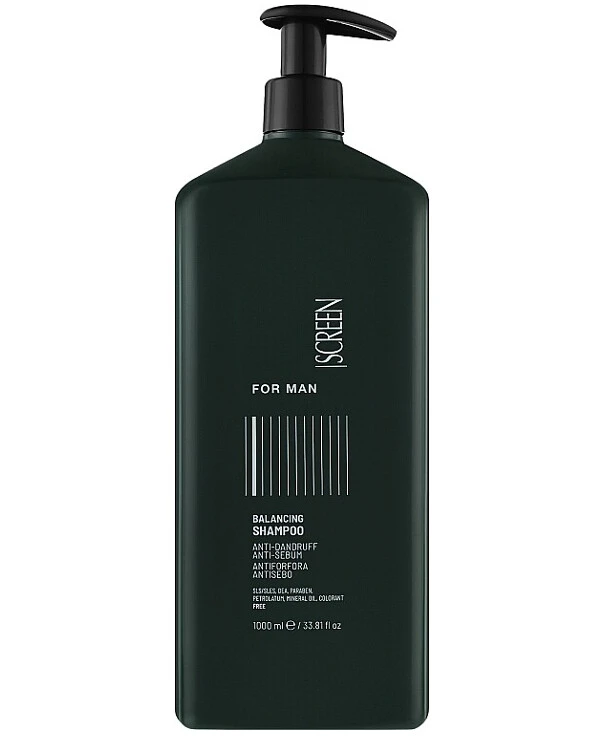 Screen Professional Мужской шампунь балансирующий против перхоти и себореи | For Man Balancing Shampoo фото, цена, купить