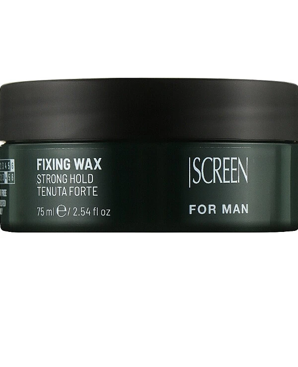Screen Professional - Моделирующий воск сильной фиксации для мужских волос For Man Fixing Wax 75 мл