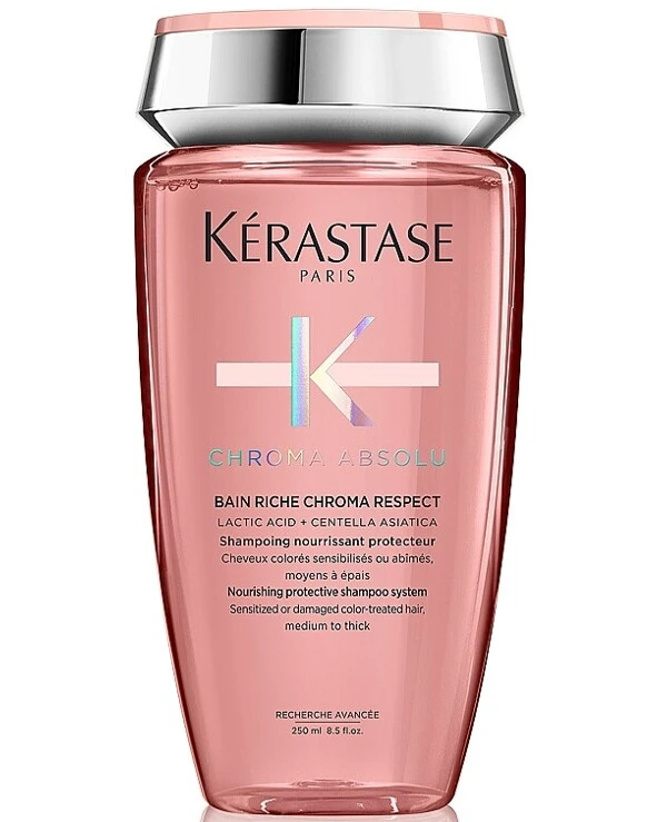 Kerastase Шампунь-ванна для увлажнения и защиты окрашенных чувствительных и поврежденных тонких волос | Chroma Absolu Bain Riche Chroma Respect фото, цена, купить