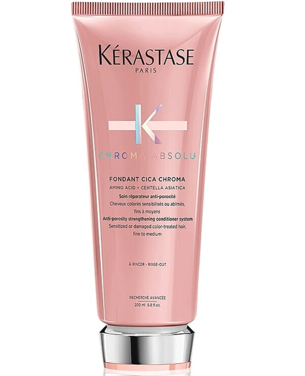 Kerastase Кондиционер для укрепления пористых окрашенных чувствительных и поврежденных волос | Chroma Absolu Fondant Cica Chroma фото, цена, купить