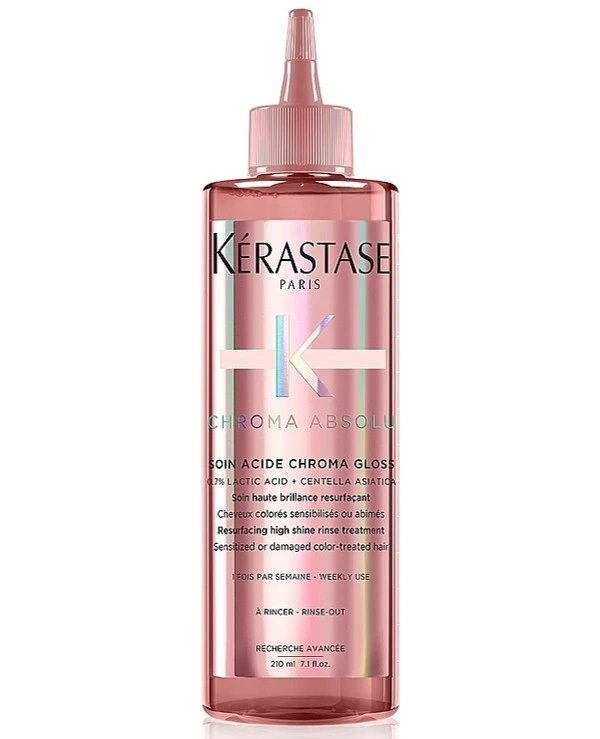 Kerastase - Fluid for intense shine and smoothness of colored, sensitive and damaged hair Chroma Absolu Soin Acide Chroma Gloss 210ml