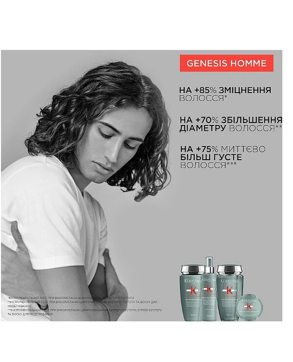 Kerastase Shampoo-bath, density booster for weakened fine hair of men | Shampoo-bath, density booster for weakened, fine hair of men_2