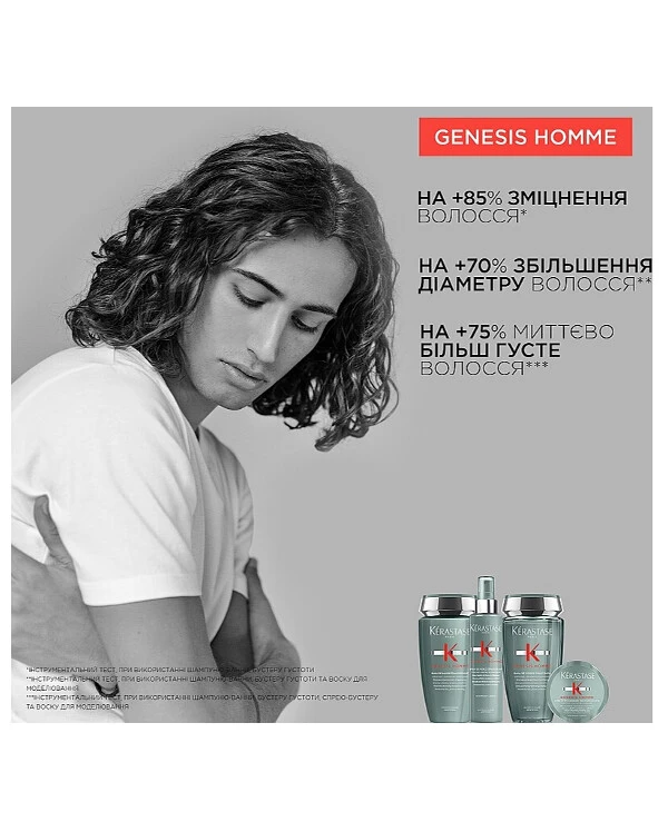 Kerastase Daily cleansing shampoo-bath to strengthen weakened, fine hair for men | Daily cleansing shampoo-bath to strengthen weak, thin hair for men_3