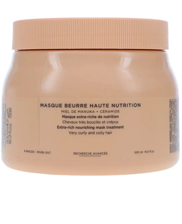 Kerastase - Интенсивная маска для питания очень кучерявых волос Curl Manifesto Masque Beurre Haute Nutrition 500 мл