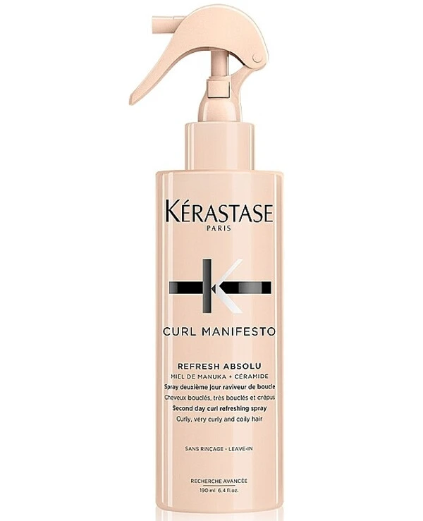 Kerastase - Освежающий спрей-вуаль, который не требует смывания, для завитков кудрявых волос Curl Manifesto Refresh Absolu 190 мл