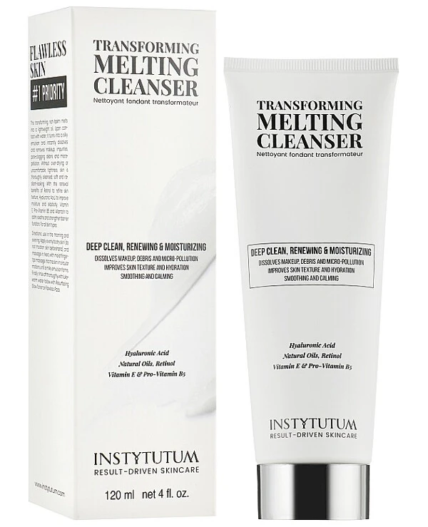 Instytutum - Гидрофильное масло для глубокого очищения и увлажнения Transforming Melting Cleanser 120 мл back