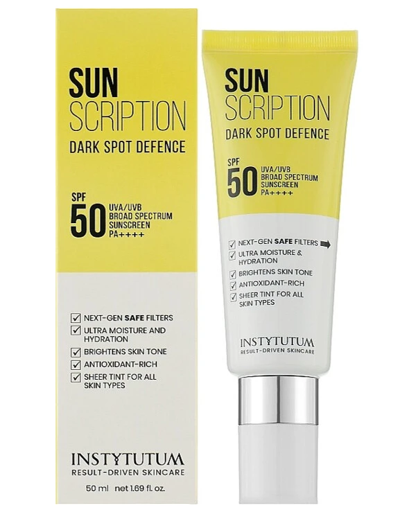 Instytutum - Солнцезащитный крем с осветительным эффектом Sunscription Dark Spot Defence SPF50 50 мл back