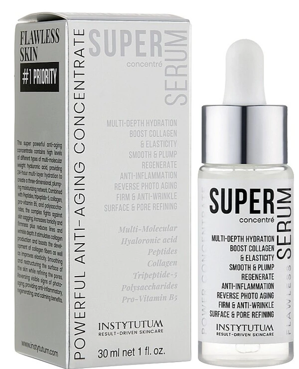 Instytutum - Мощный антивозрастной концентрат Super Serum 30 мл