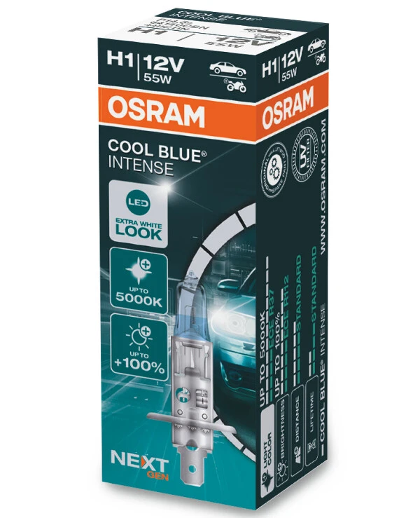 Osram - Halogen lamp Next Gen Cool Blue Intense H1 12V 55W P14.5s 64150CBN-FS  1550 Lm