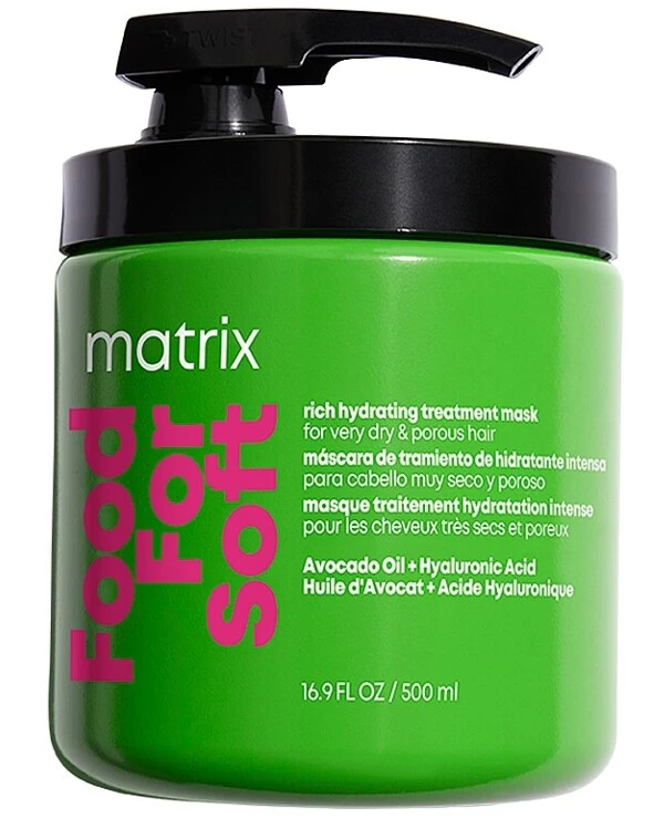 Matrix - Mask for intensive nutrition and hydration of hair Food For Soft Rich Hydrating Treatment Mask 500ml