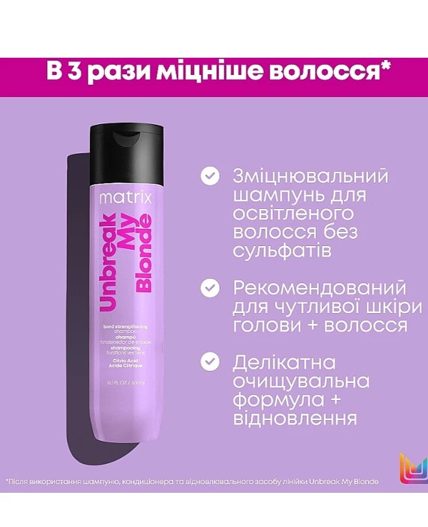 Matrix Шампунь для зміцнення волосся | Шампунь для зміцнення волос_2