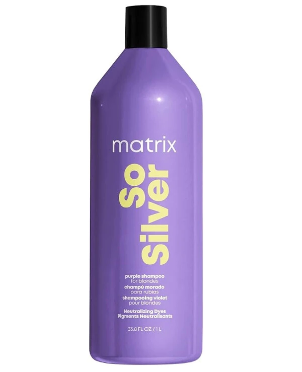 Matrix Shampoo to neutralize unwanted yellow undertones in blonde hair | Shampoo to neutralize unwanted yellow undertones in blonde hair