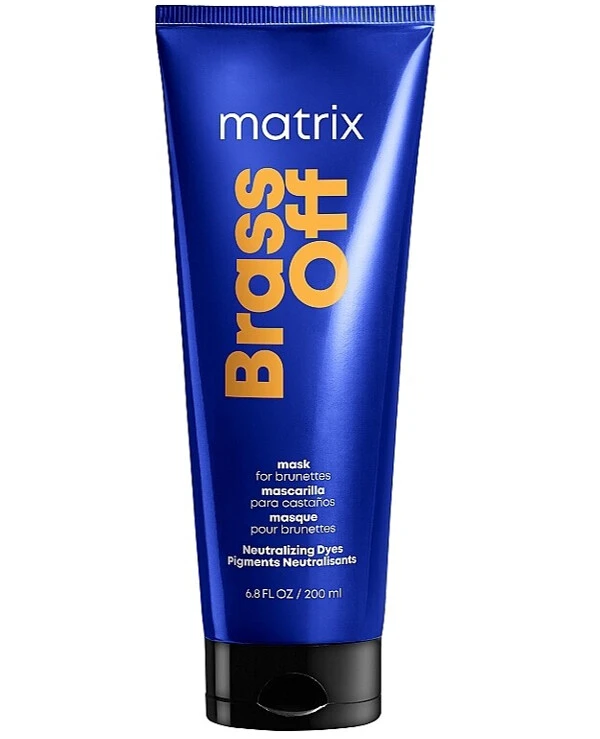 Matrix - Mask to neutralize unwanted copper undertones in hair shades of brown and dark blond Brass Off Hair Mask 200ml