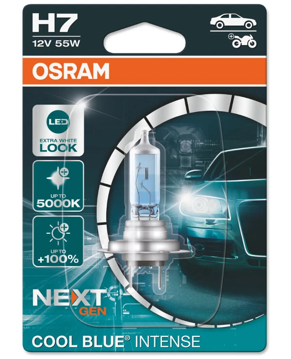 Osram - Halogen lamp Next Gen Cool Blue Intense H7 12V 55W PX26d 64210CBN-BLI  1500 Lm