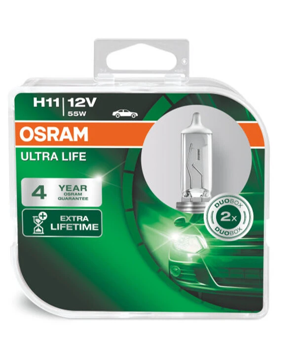 Osram - Halogen lamp Ultra Life H11 12V 64211ULT-HCB DUO  1350 Lm
