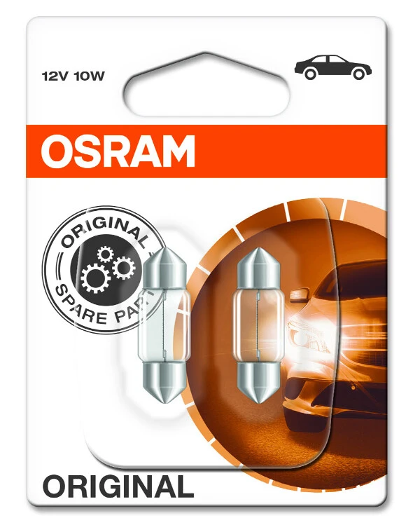 Osram - Лампы накаливания 12V 10W SV8.5-8 ORIGINAL 6438-BLI2  