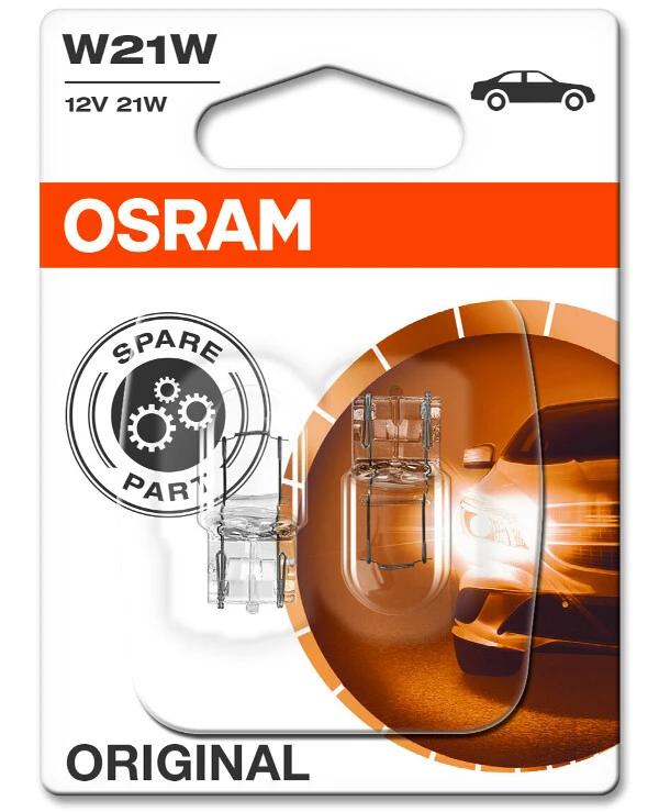 Osram - Halogen lamp W21W ORIGINAL 12V 7505-BLI2  