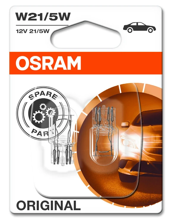 Osram - Incandescent lamp Original W21/5W 12V 21W W3x16q 7515-BLI2  