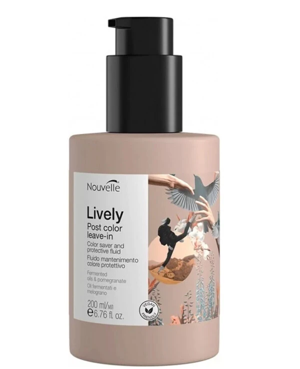 Nouvelle - Флюид для сохранения цвета и защиты волос Lively Post Color Leave-in Fluid 200 мл