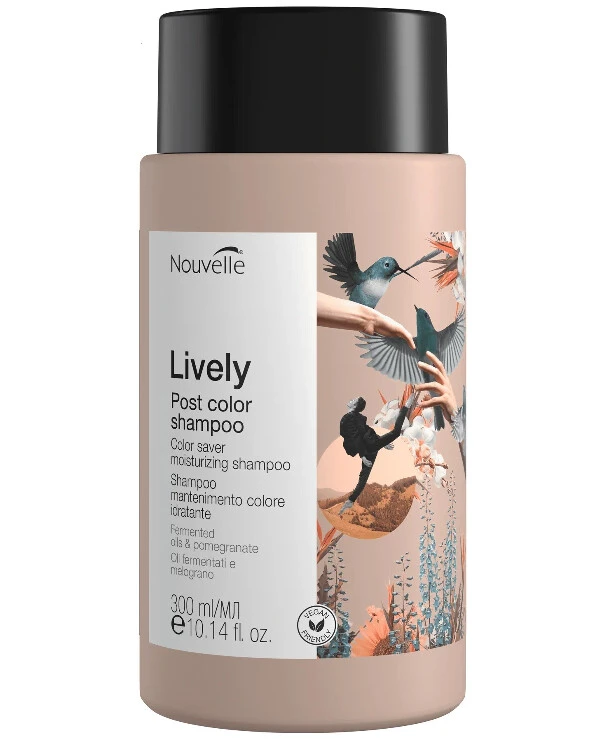 Nouvelle - Шампунь для окрашенных волос Lively Post Color Saver Moisturizing Shampoo 300 мл