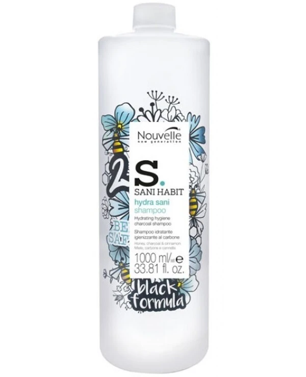 Nouvelle - Увлажняющий питающий шампунь Sani Habit Hydra Sani Shampoo 1000 мл