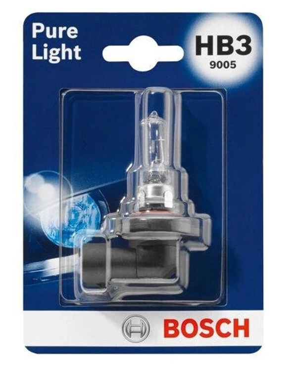 Bosch - Галогенная лампа Pure Light HB3(9005) 12V 60W 1987301062  