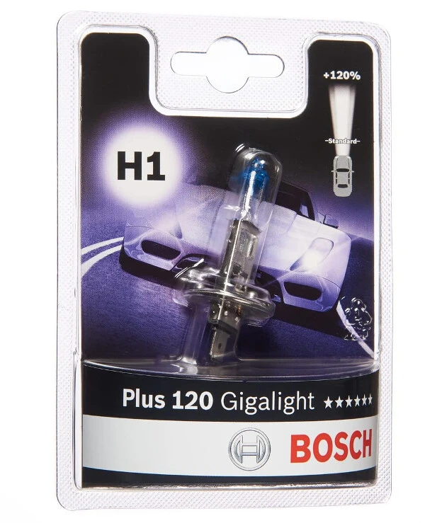 Bosch - Галогенная лампа Gigalight Plus 120 H1 12V 55W 1987301108  