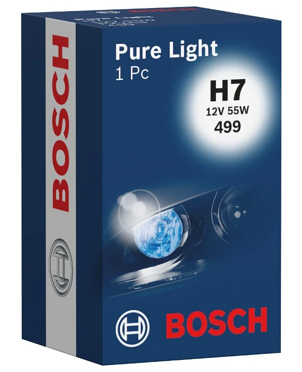 Bosch - Галогенная лампа Pure Light H7 12V 51W 1987302071  