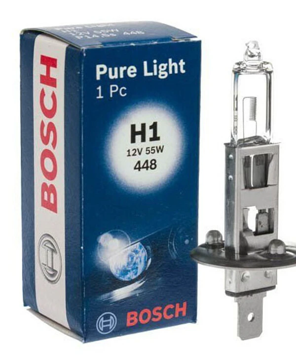 Bosch - Галогенная лампа Pure Light H1 12V 55W 1987302011  