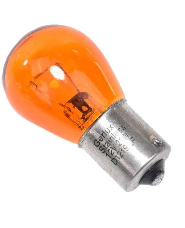 Bosch - Incandescent lamp Pure Light BA15s 12V 21W amber 1987302239  