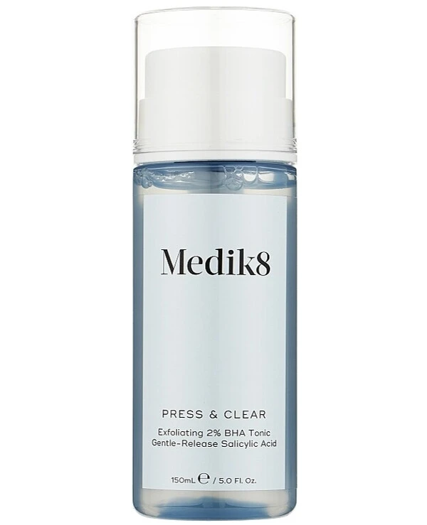 Medik8 - Отшелушивающий ВНА-тоник с 2% инкапсулированной салициловой кислотой Press & Clear 150 мл