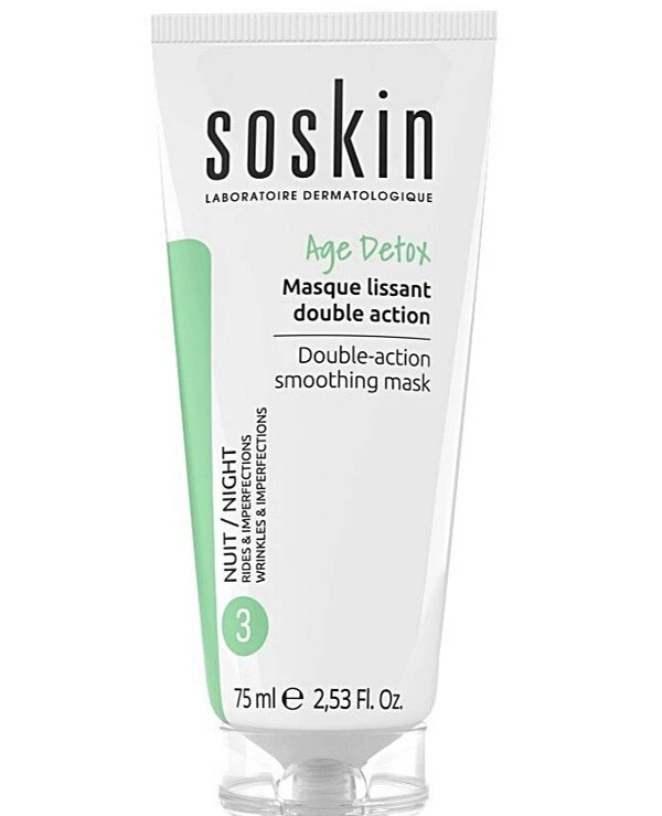 Soskin - Разглаживающая маска двойного действия Dual Action Smoothing Mask Detox 75 мл