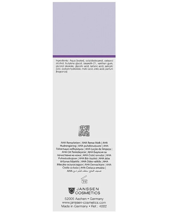 Janssen cosmetics Cleansing emulsion with fruit acids and salicylic acid | Cleansing emulsion with fruit acids and salicylic acid_3