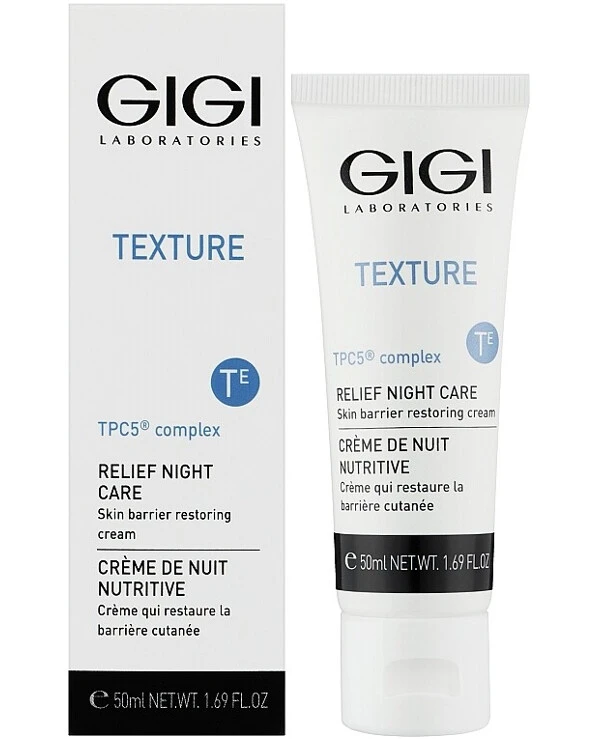 Gigi cosmetics - Питательный ночной крем для лица Texture Relief Night Care 50 мл back