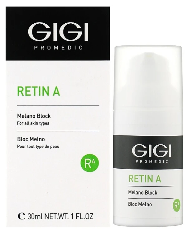 Gigi cosmetics - Депигментирующий крем Retin A Melano Block 30 мл
