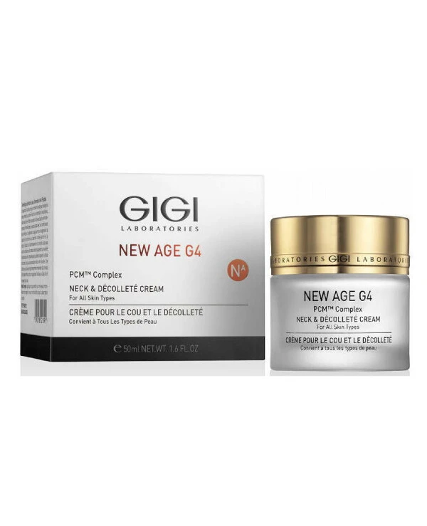 Gigi cosmetics - Крем для шеи и декольте укрепляющий New Age G4 Neck & Decolte Cream 50 мл