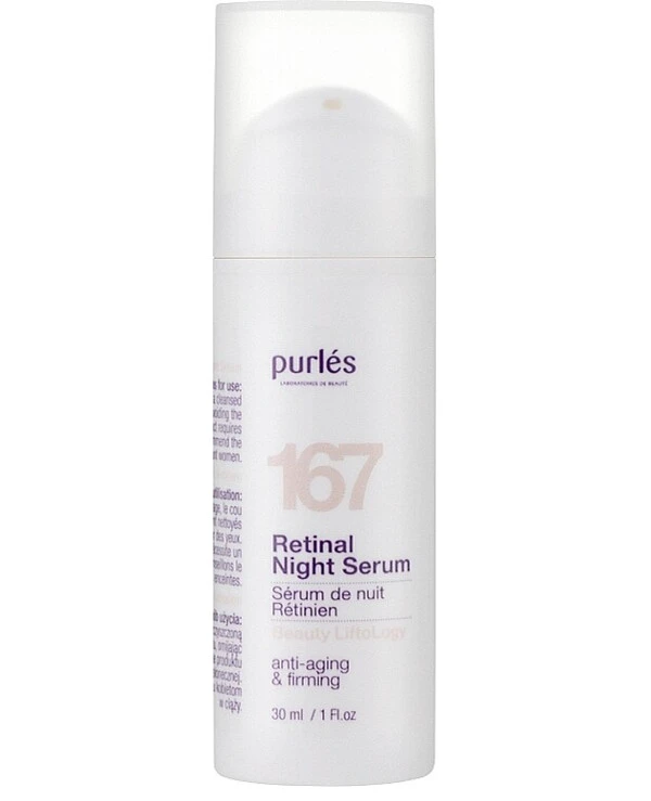 Purles - Night serum with retinal Beauty LiftoLogy 167 Retinal Night Serum 30ml back