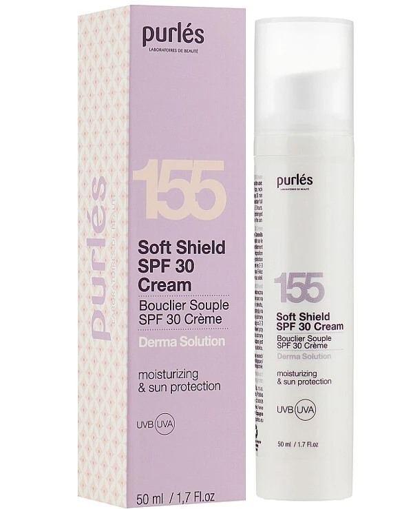 Purles - Увлажняющий солнцезащитный крем Derma Solution 155 Soft Shield Cream Spf30 50 мл