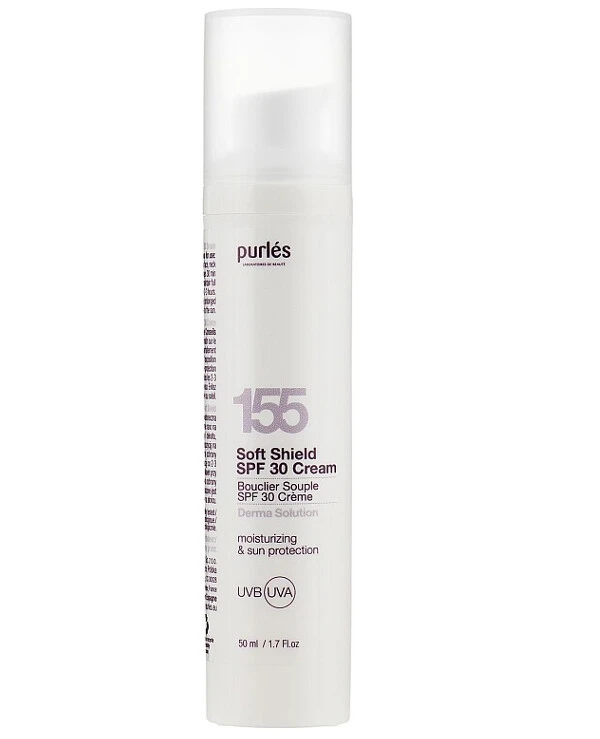 Purles - Увлажняющий солнцезащитный крем Derma Solution 155 Soft Shield Cream Spf30 50 мл back