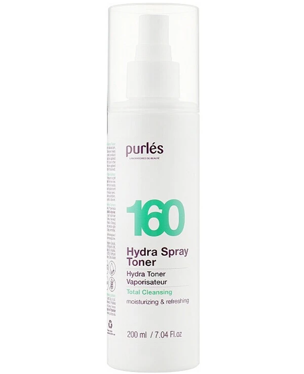 Purles - Увлажняющий спрей-тоник для лица Total Cleansing Hydra Spray Toner 160 200 мл