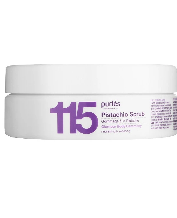 Purles - Фисташковый скраб для тела Glamour Body Ceremony Pistachio Scrub 160 мл