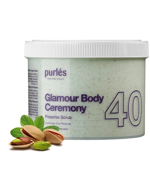 Purles - Фисташковый скраб для тела Glamour Body Ceremony Pistachio Scrub 500 мл