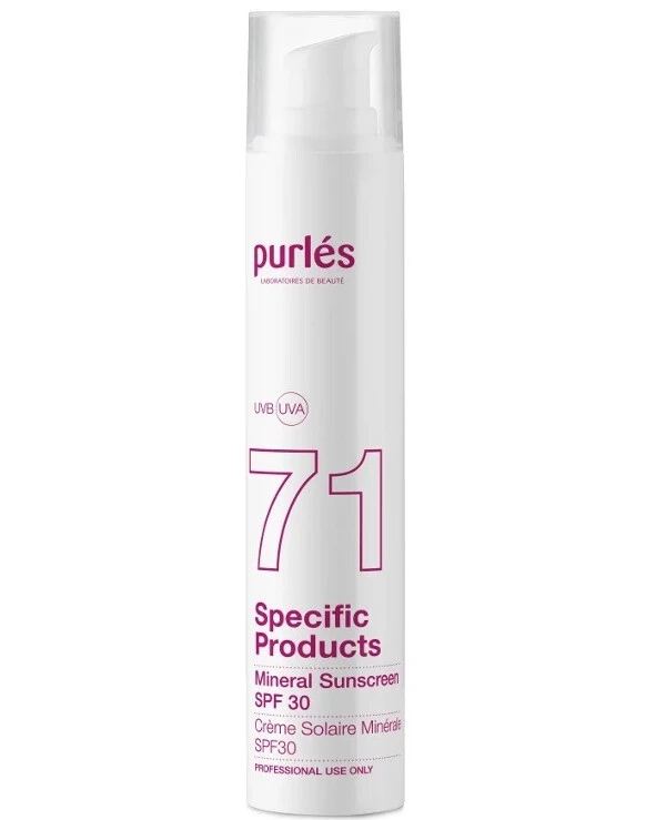 Purles - Минеральный солнцезащитный крем SPF 30 Derma Solution 171 Mineral Sunscreen SPF 30 50 мл