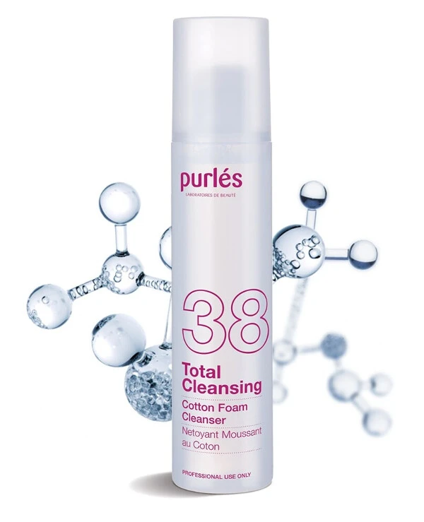 Purles Мягкая очищающая пенка-мусс | Total Cleansing Cotton Foam Cleanser фото, цена, купить