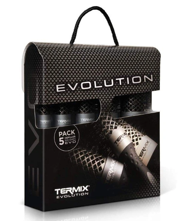 Termix - Набор термобрашингов для нормальных волос Evolution Basic Brush Серый