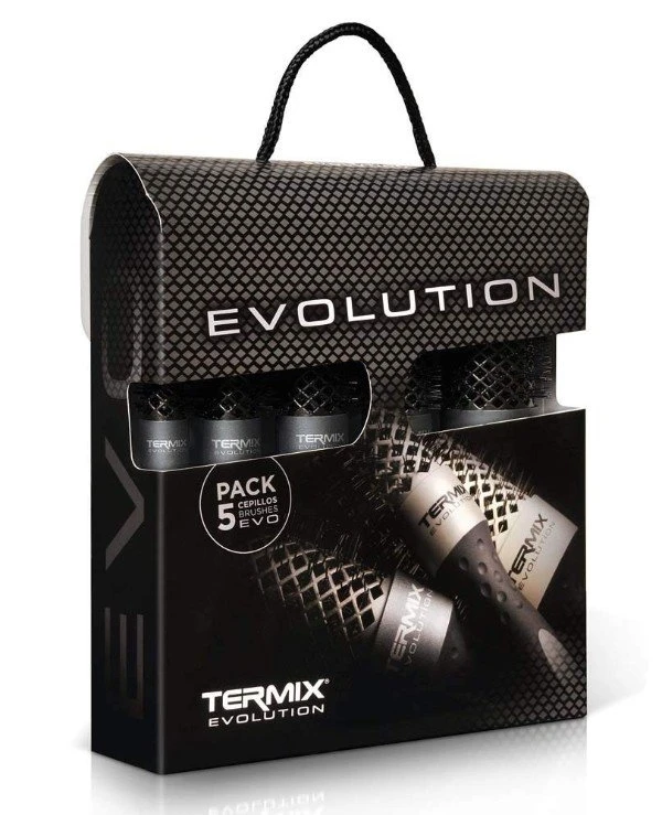 Termix - Набір термобрашинг для нормального волосся Evolution Basic Brush Сірий
