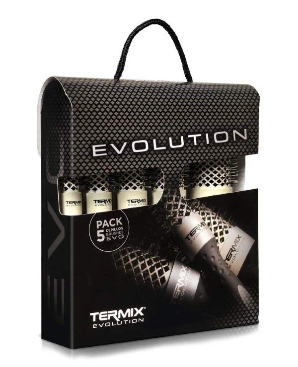 Termix - Набор термобрашингов для тонких волос Evolution Soft Brush Kit Серый, 17