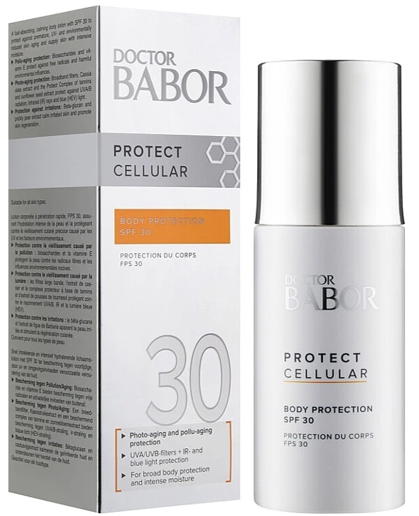 Babor - Солнцезащитный увлажняющий флюид для тела Doctor Babor Protect Cellular Body Protection SPF 30 150 мл back