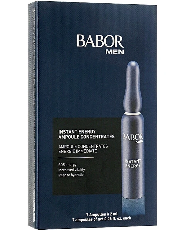 Babor - Ампулы Активатор Энергии Men Instant Energy Concentrate 2 мл х 7 шт