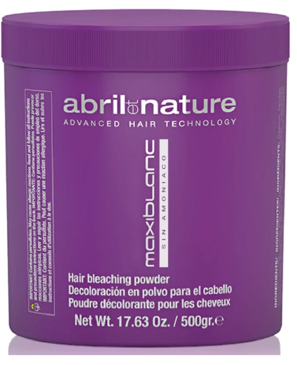 Abril Et Nature - Обесцвечивающая пудра Platinum Maxiblanc 500 г